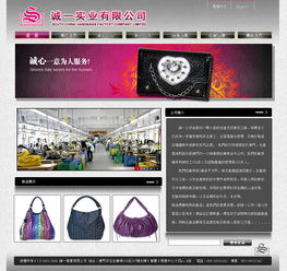 誠一公司仿皮銀包工廠網站初稿制作全攻略